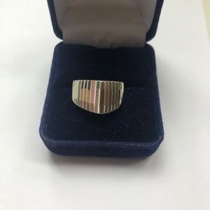 Silver Reflective Ring